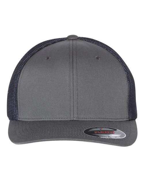 Trucker Cap - Front - B85895431 - Charcoal/ Navy