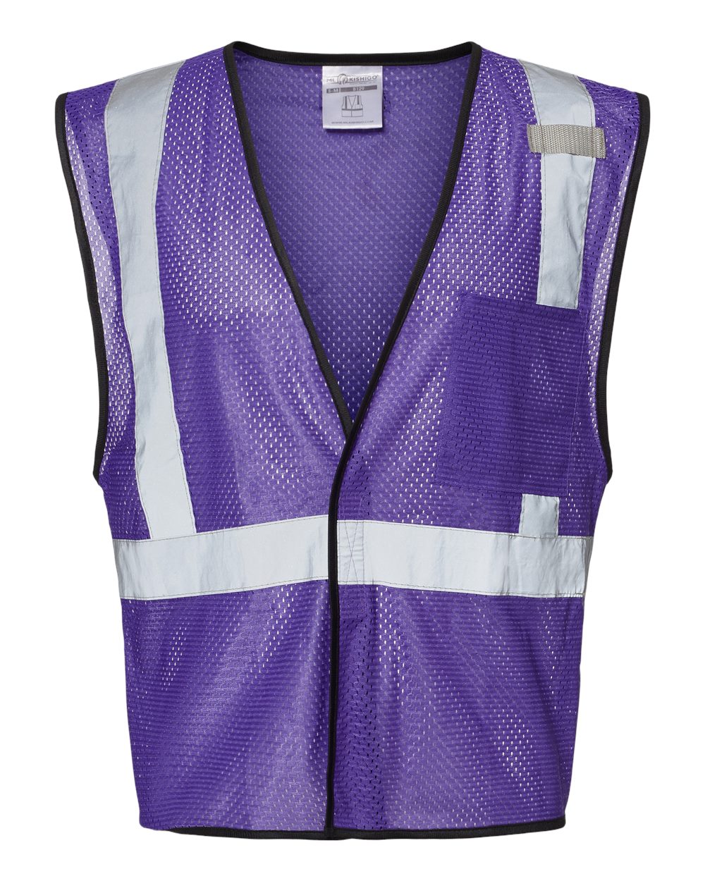 131-EV Series® Enhanced Visibility Non-ANSI Vest - Front - B68829673 - Purple - B129