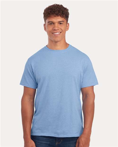 Premium Blend Ring-Spun T-Shirt - OnModelFront - B52035259 - Carolina Heather