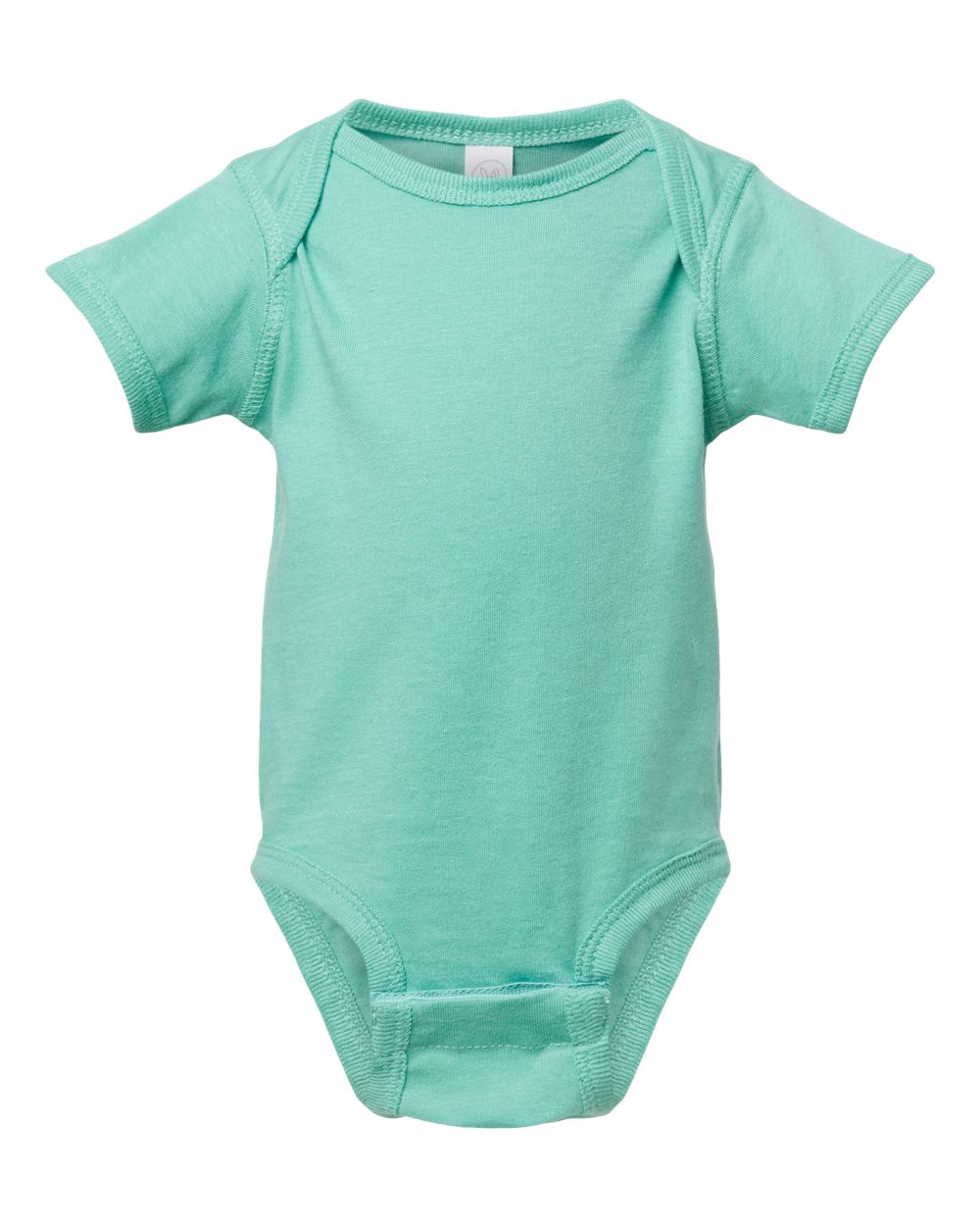 Infant Fine Jersey Bodysuit - Front - B33438181 - Saltwater
