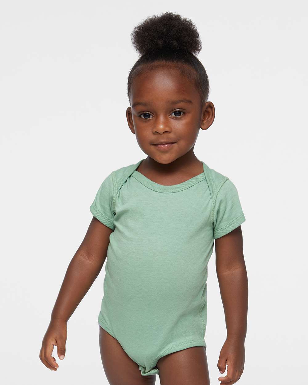 Infant Fine Jersey Bodysuit - OnModelFront - B33438181 - Saltwater