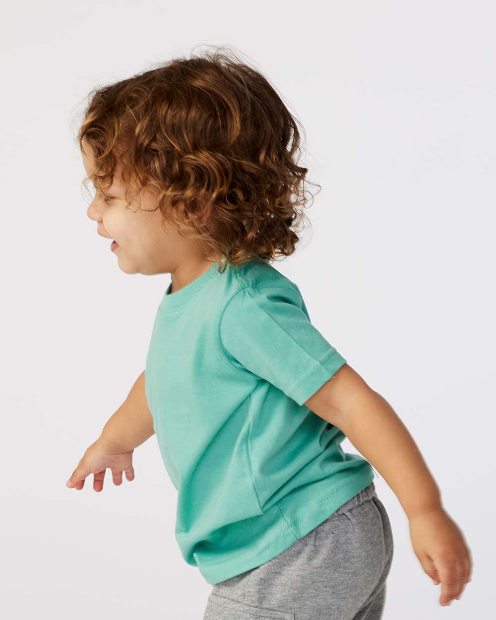 Toddler Fine Jersey Tee - OnModelSide - B31838813 - Saltwater