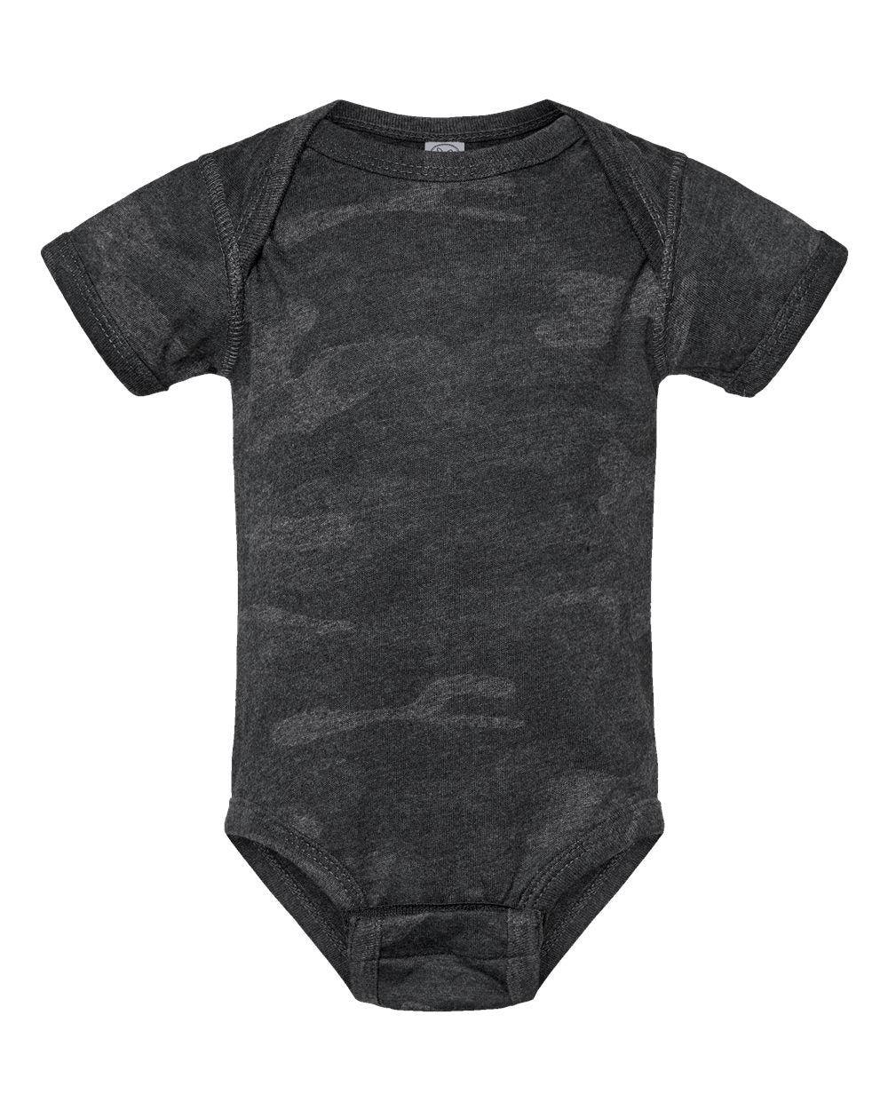 Infant Fine Jersey Bodysuit - Front - B33438521 - Storm Camo