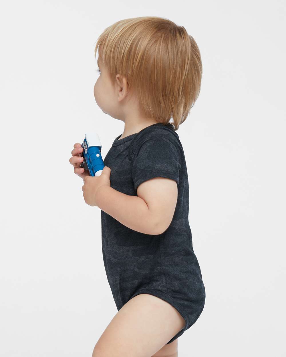 Infant Fine Jersey Bodysuit - OnModelSide - B33438521 - Storm Camo