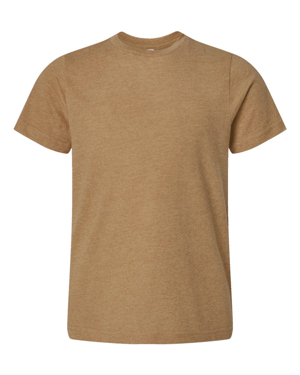 Youth Fine Jersey Tee - Front - B38038413 - Vintage Coyote Brown