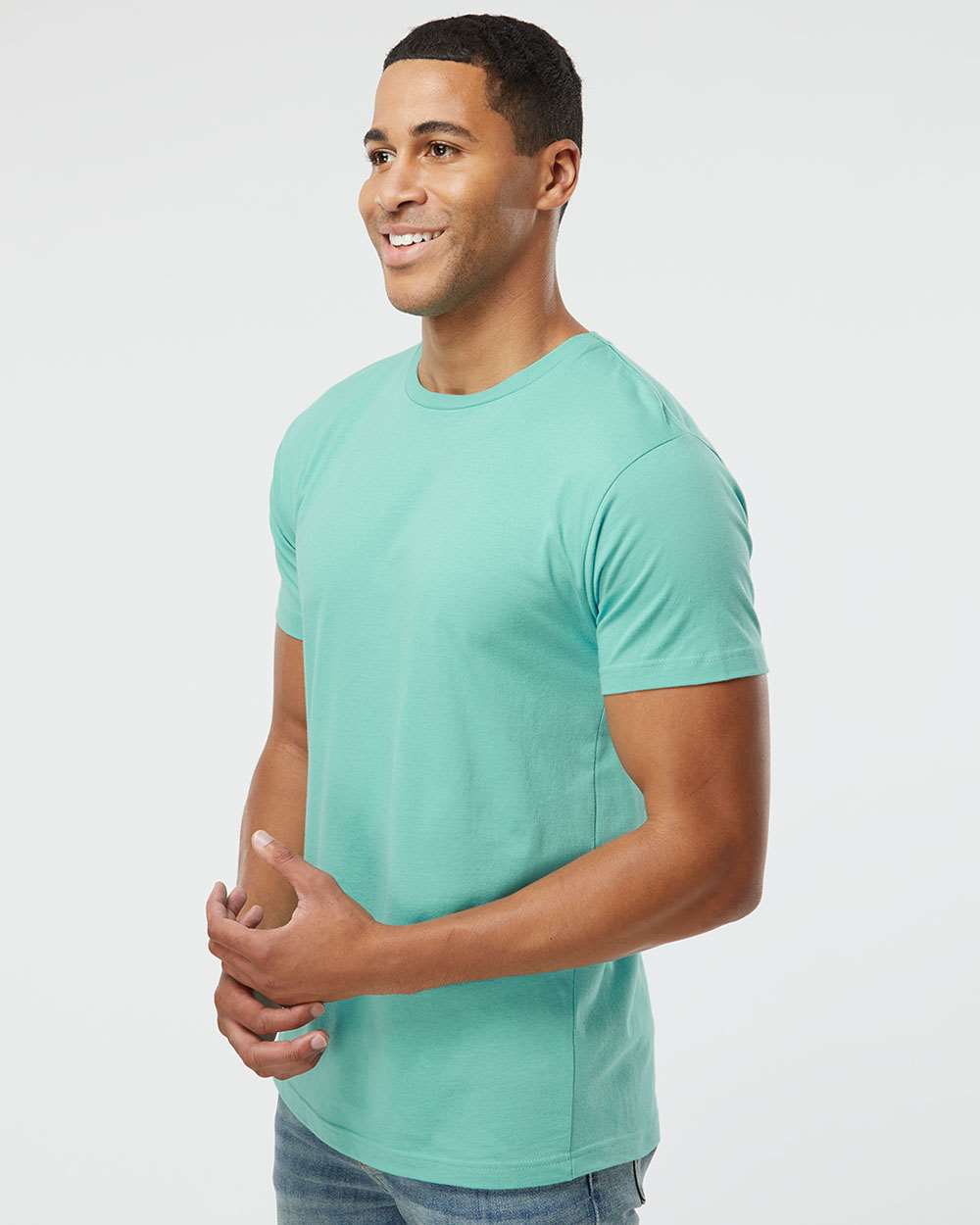 Fine Jersey Tee - OnModelSide - B00638203 - Saltwater