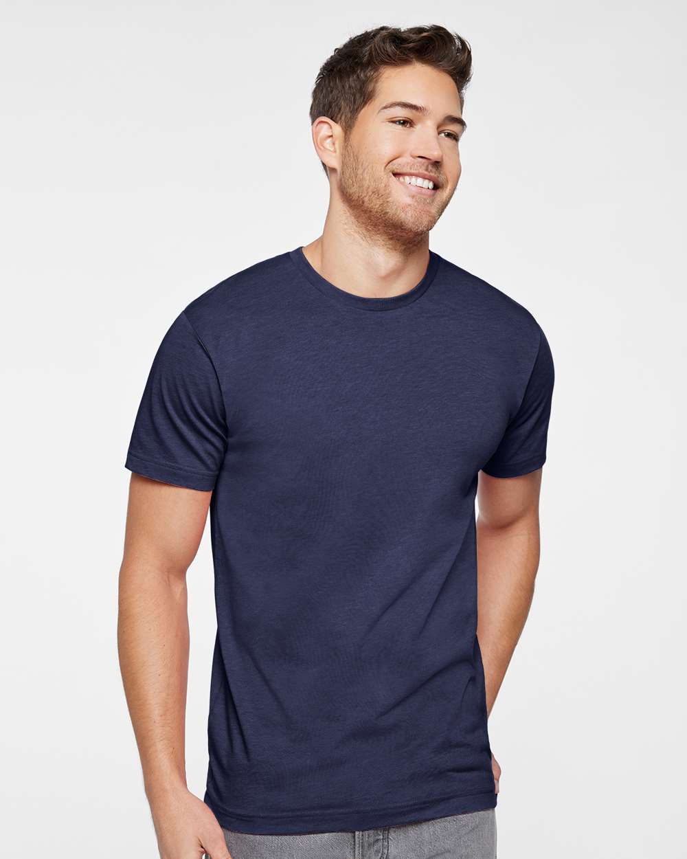 Fine Jersey Tee - OnModelFront - B00638413 - Vintage True Navy