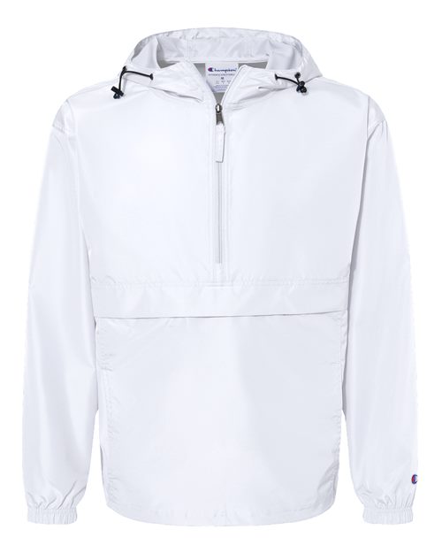 Unisex Packable Anorak Jacket - Front - B63284005 - White