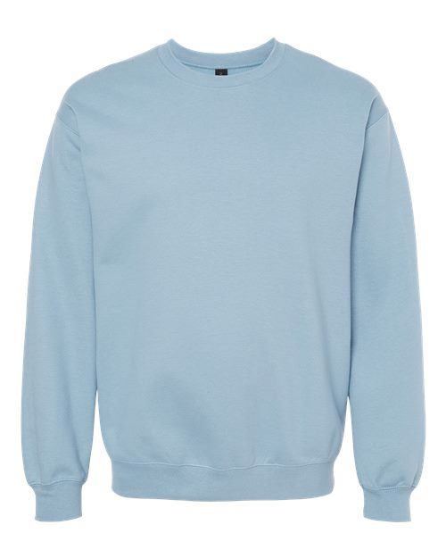 Unisex Softstyle® Midweight Crewneck Sweatshirt - Front - B24060702 - Stone Blue