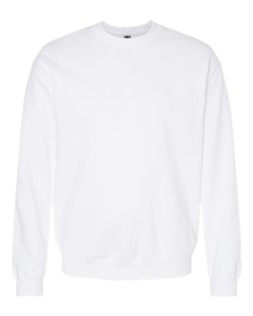 Unisex Softstyle® Midweight Crewneck Sweatshirt - Front - B24060002 - White