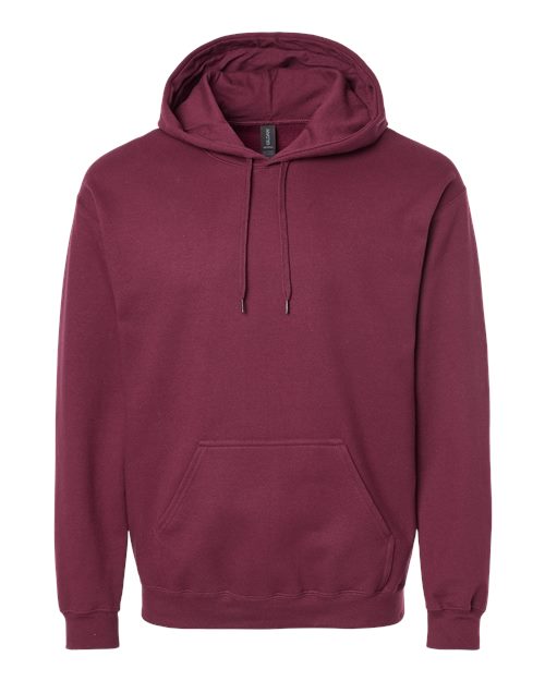 Unisex Softstyle® Midweight Hooded Sweatshirt - Front - B24160532 - Maroon
