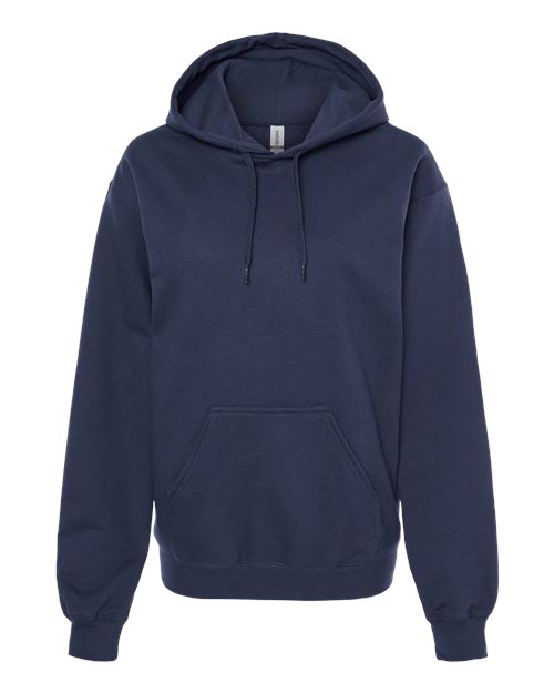 Unisex Softstyle® Midweight Hooded Sweatshirt - Front - B24160652 - Navy