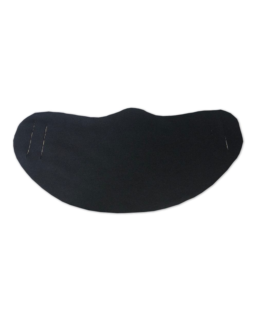 Lightweight Fabric Face Cover - CVC 52/48 Cotton/Poly - Front - B05106500 - Black