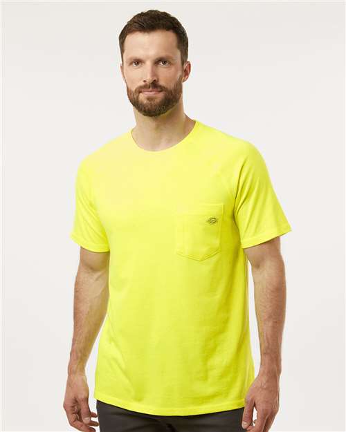 Men's Performance Cooling T-Shirt - OnModelFront - B63030409 - Bright Yellow