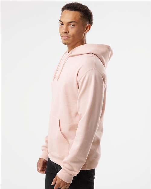 Unisex NuBlend® Hooded Sweatshirt - OnModelSide - B22035989 - Blush Pink