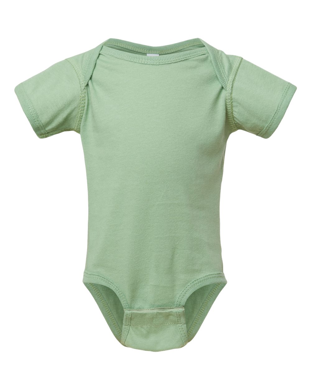 Infant Fine Jersey Bodysuit - Front - B33438191 - Sage