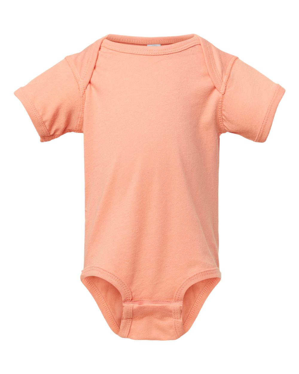 Infant Fine Jersey Bodysuit - Front - B33438081 - Sunset