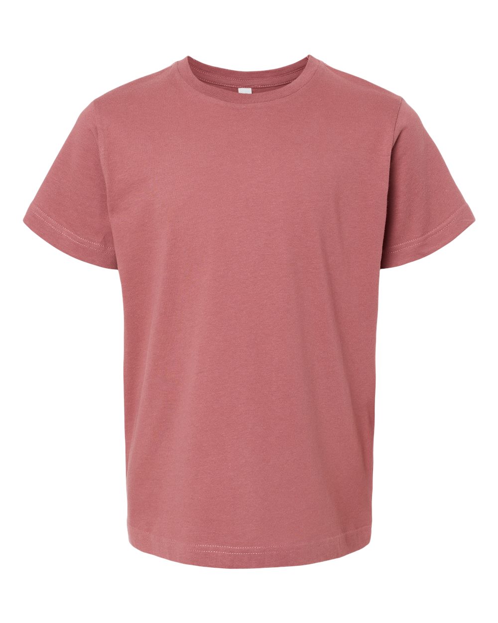 Youth Fine Jersey Tee - Front - B38038912 - Rouge