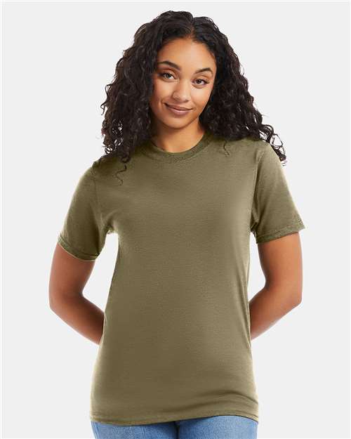 Unisex Beefy-T® T-Shirt - OnModelFront - B01500753 - Oregano