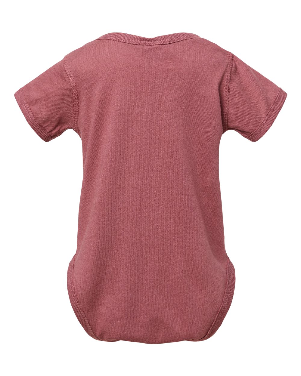 Infant Fine Jersey Bodysuit - Back - B33438871 - Rouge