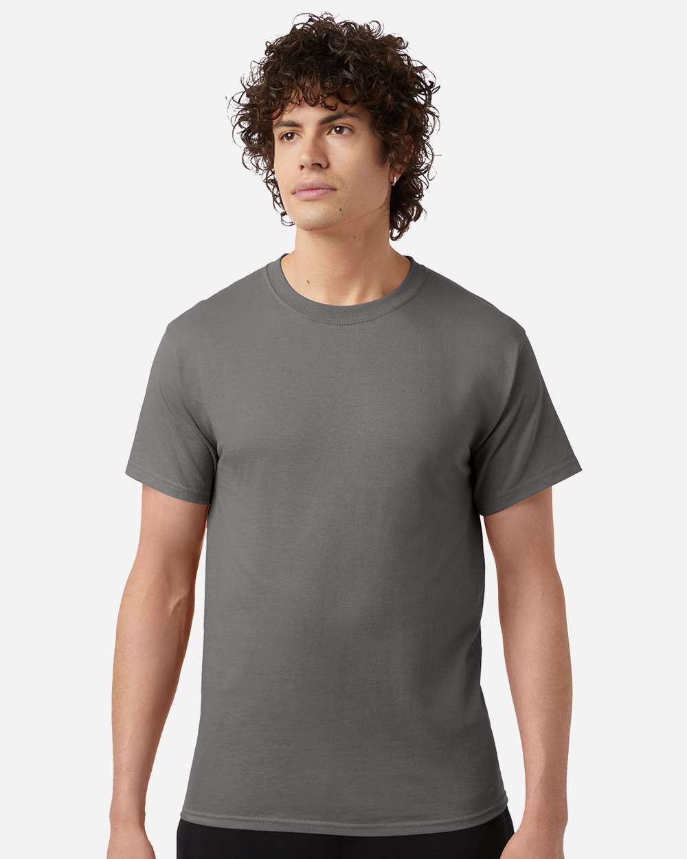 T-Shirt - OnModelFront - B00784133 - Stone Grey