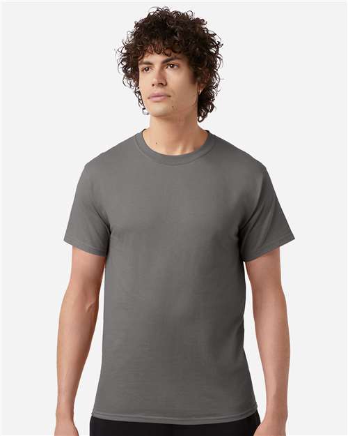 Unisex Classic T-Shirt - OnModelFront - B00784136 - Stone Grey