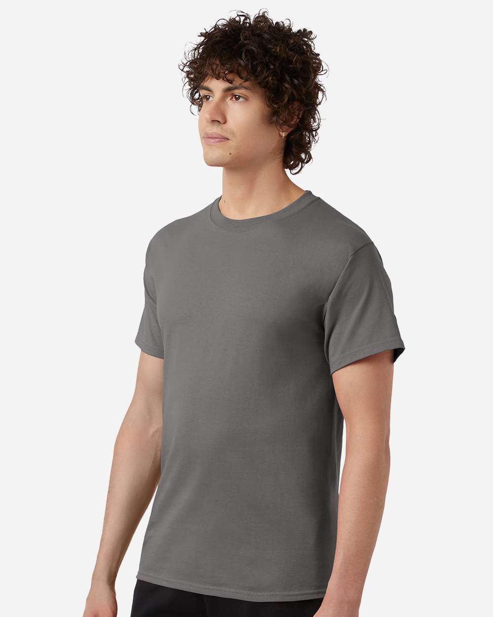 T-Shirt - OnModelSide - B00784133 - Stone Grey