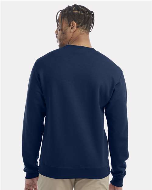 Unisex Powerblend® Crewneck Sweatshirt - OnModelBack - B21284673 - Late Night Blue
