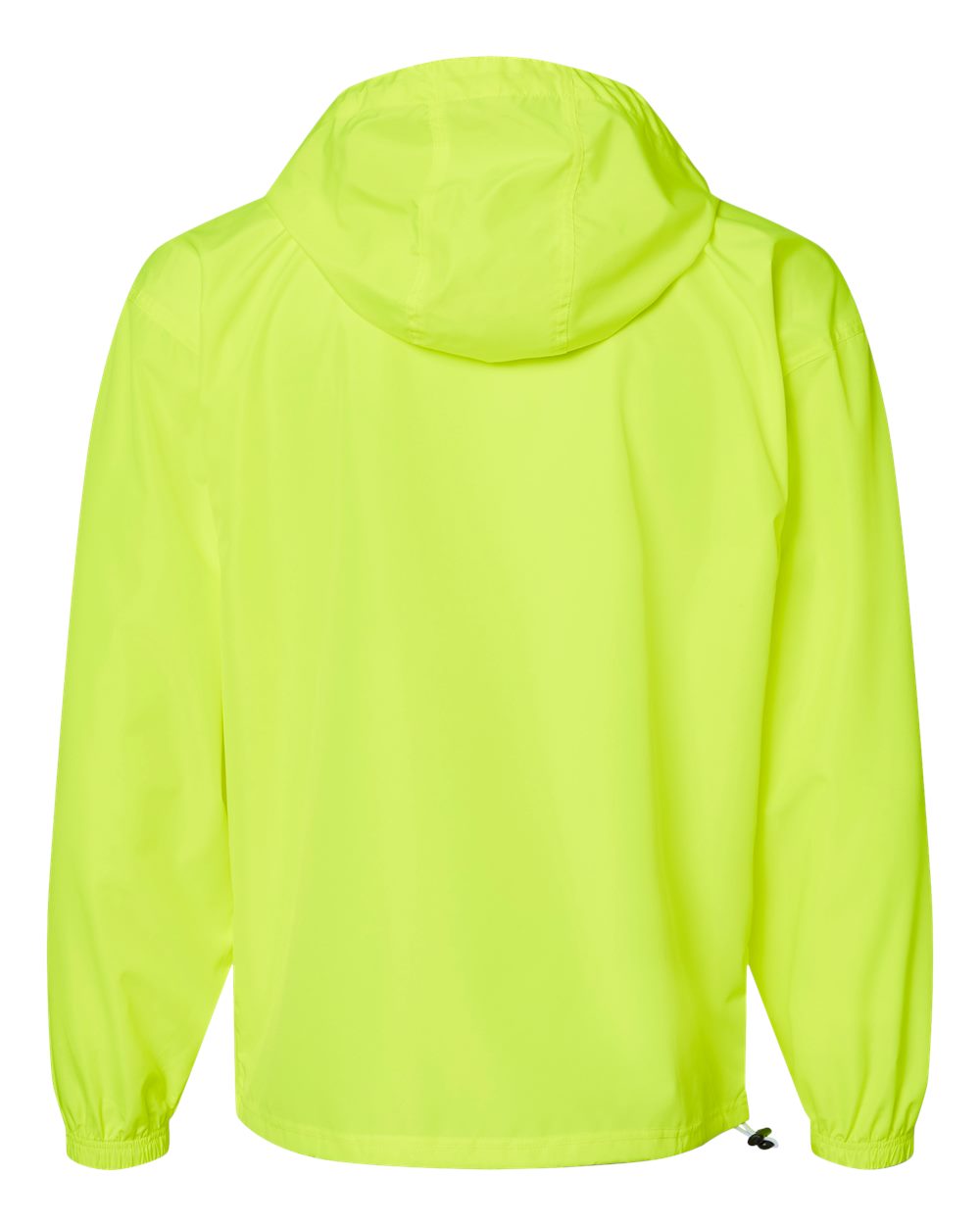 Packable Anorak Jacket - Back - B63284163 - Safety Green