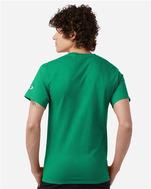 Unisex Classic T-Shirt - OnModelBack - B00784613 - Kelly Green