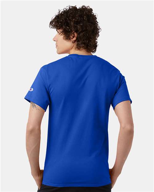 Unisex Classic T-Shirt - OnModelBack - B00784763 - Athletic Royal