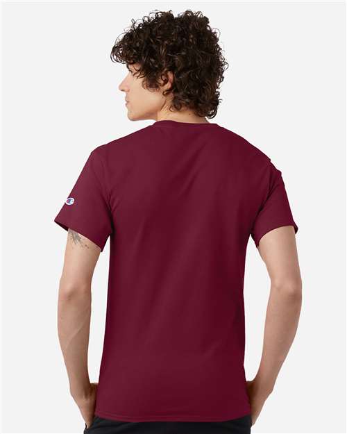 Unisex Classic T-Shirt - OnModelBack - B00784523 - Cardinal