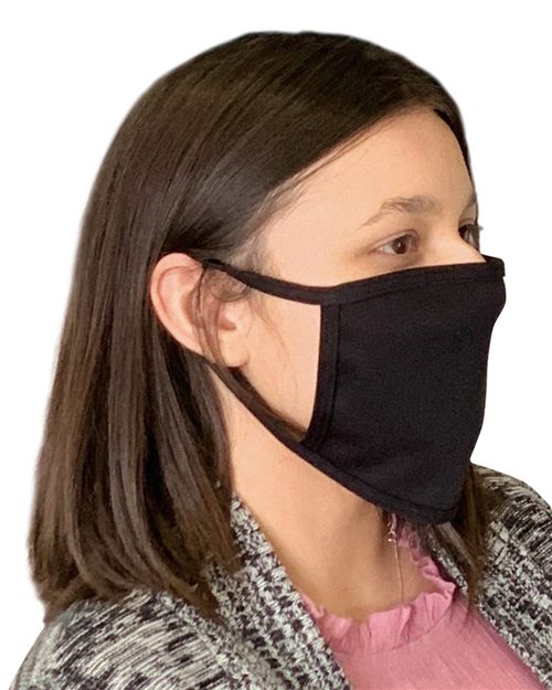 USA-Made 100% Cotton Face Mask - styleImage