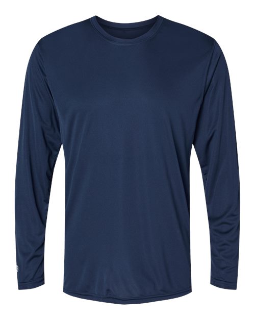 Men's Momentum Long Sleeve T-Shirt - Front - B11664653 - Navy