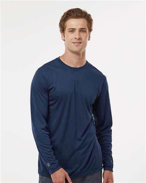 Men's Momentum Long Sleeve T-Shirt - OnModelFront - B11664653 - Navy