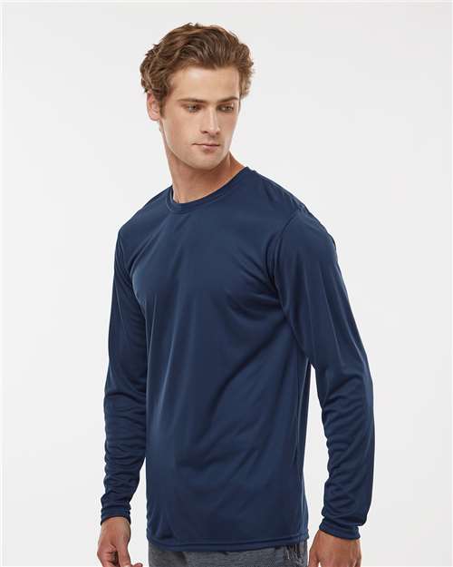 Men's Momentum Long Sleeve T-Shirt - OnModelSide - B11664653 - Navy