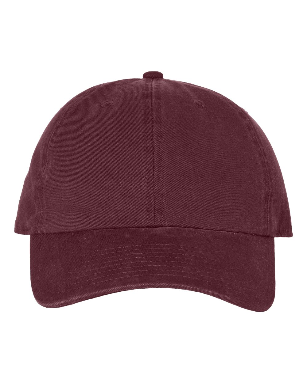 Clean Up Cap - Front - B49695530 - Dark Maroon