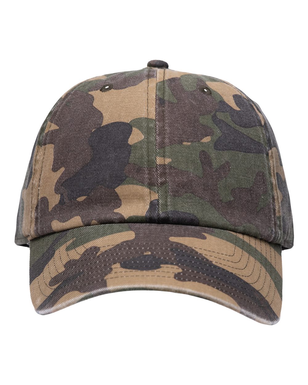 Clean Up Cap - Front - B49695980 - Camo Green