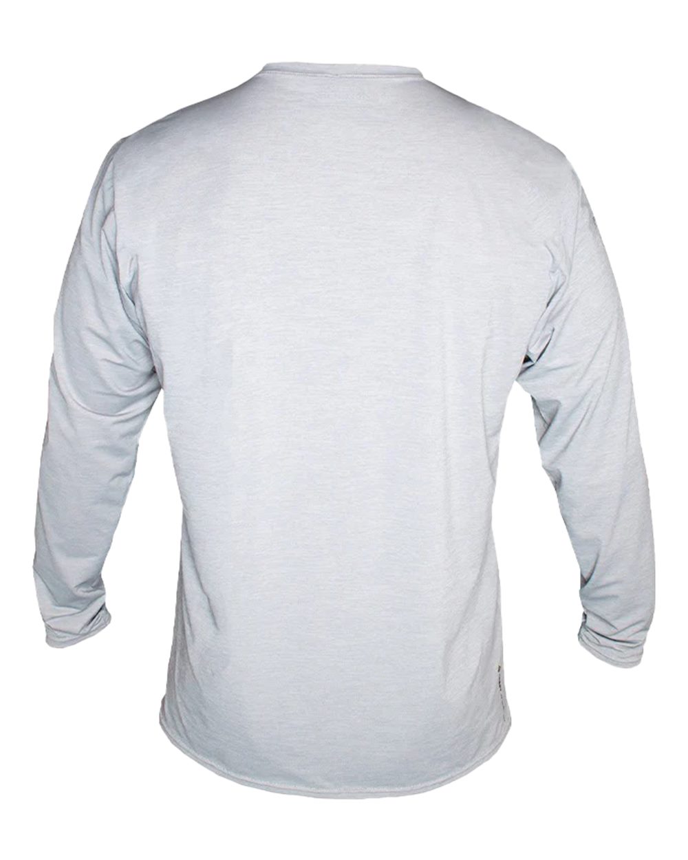 Men's Low Pro Tech Long Sleeve T-Shirt - Back - B00033093 - Alloy Heathered