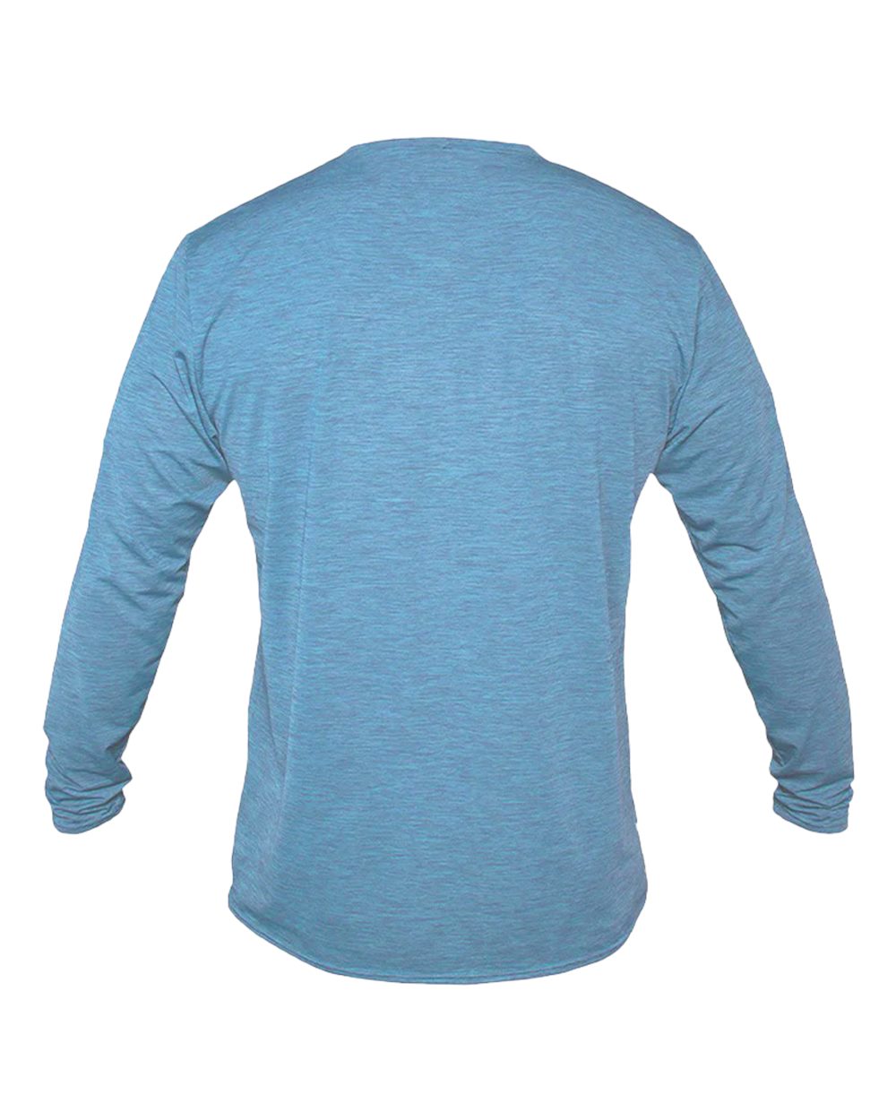 Men's Low Pro Tech Long Sleeve T-Shirt - Back - B00033683 - Bahama Heathered