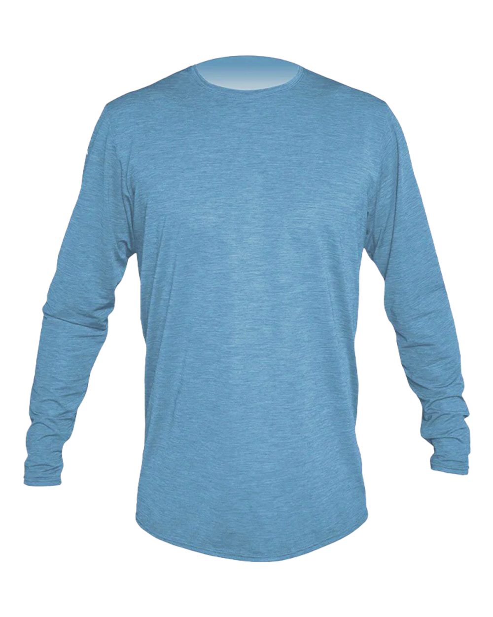 Men's Low Pro Tech Long Sleeve T-Shirt - Front - B00033683 - Bahama Heathered