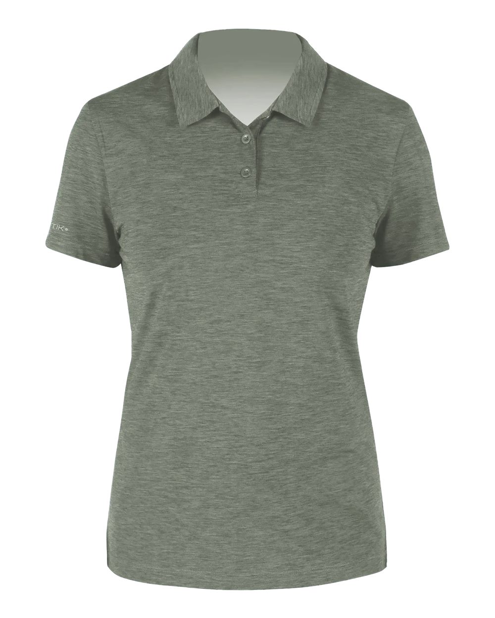 Women's Breeze Tech Polo - Front - B00333542 - Dark Olive Heathered
