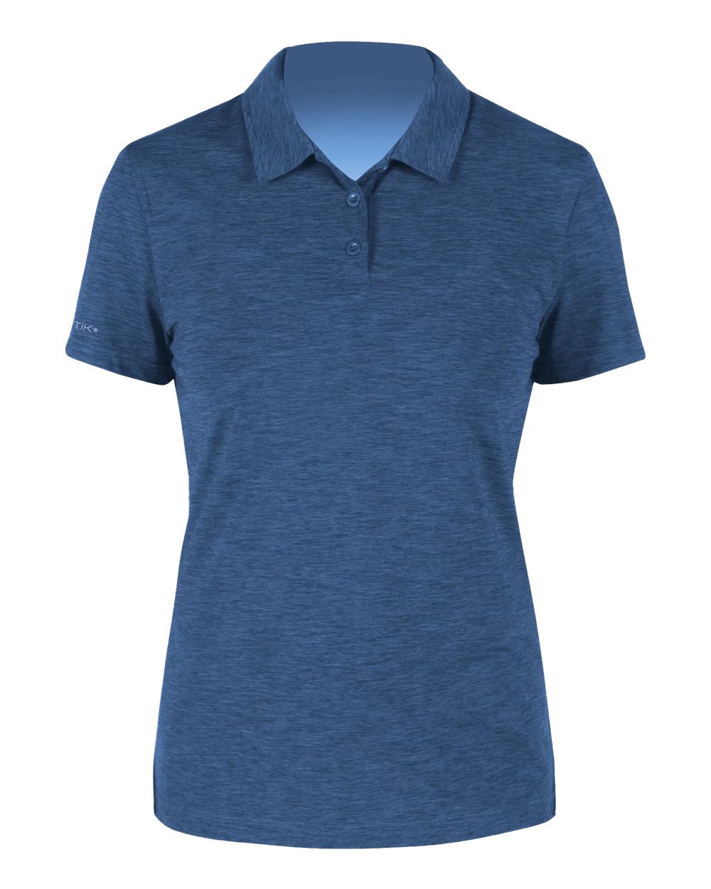 Women's Breeze Tech Polo - Front - B00333652 - Navy Heathered