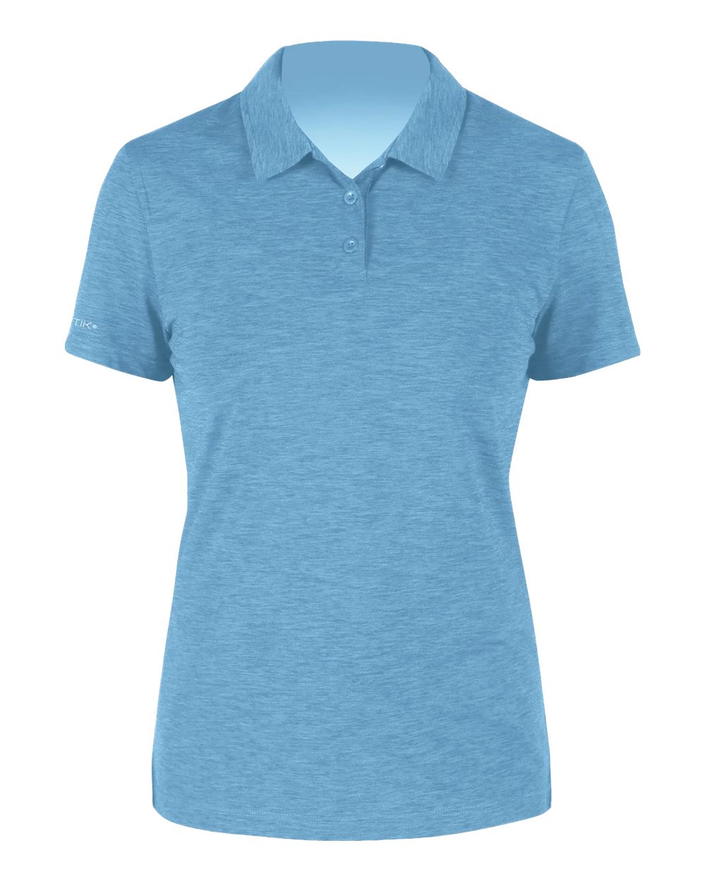 Women's Breeze Tech Polo - Front - B00333682 - Bahama Heathered