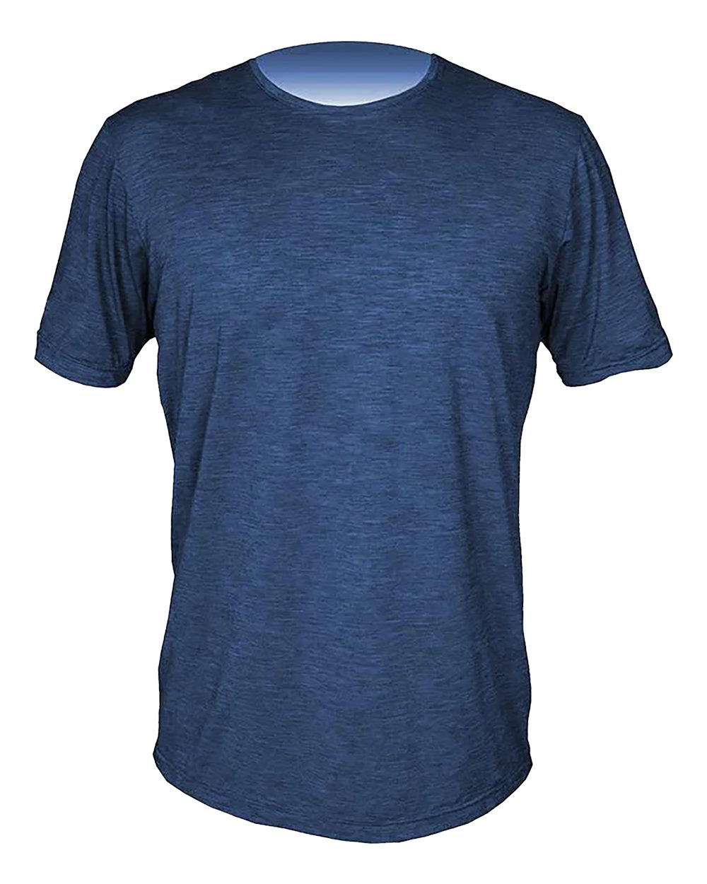 Men's Low Pro Tech T-Shirt - Front - B00733653 - Navy Heathered