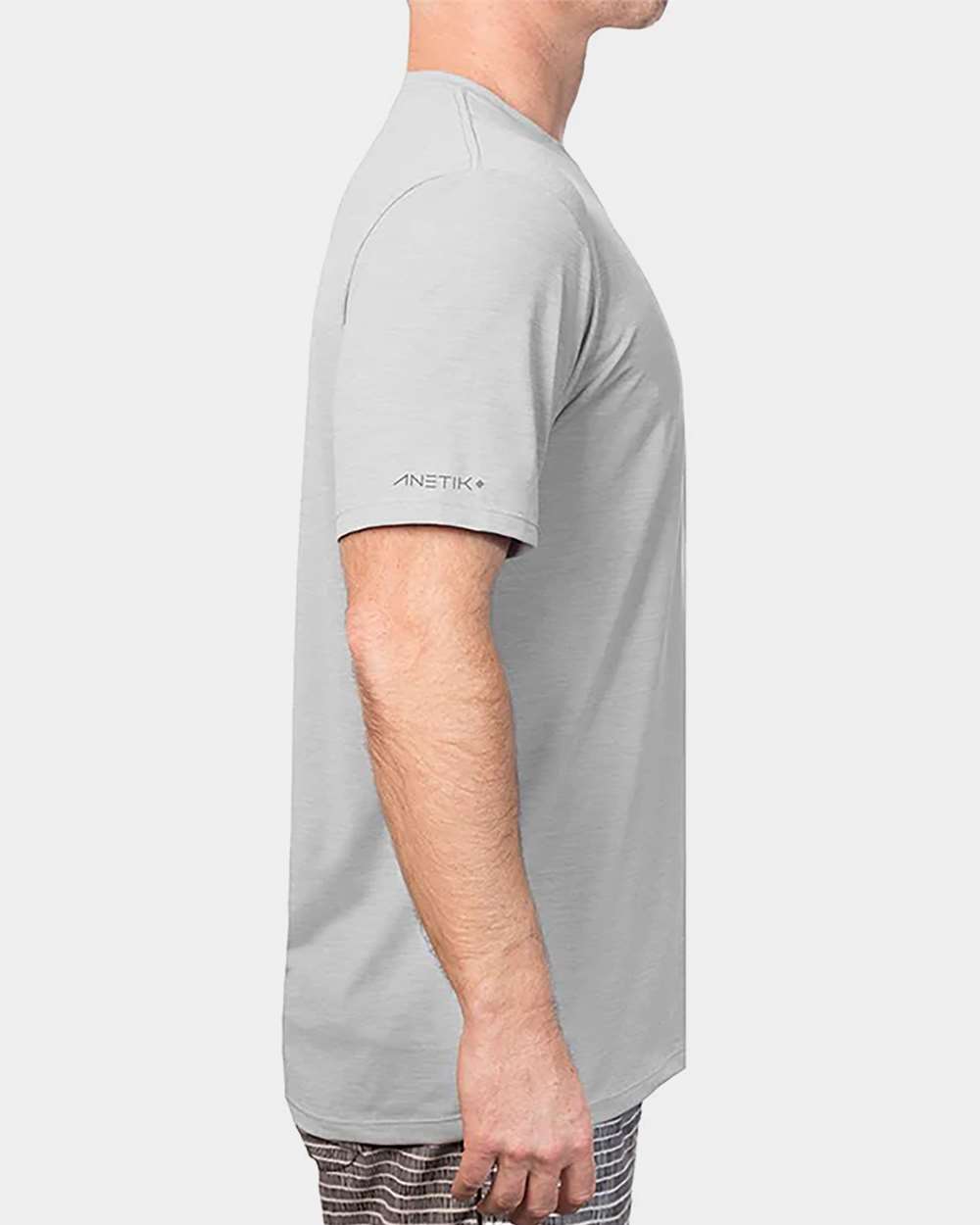 Men's Low Pro Tech T-Shirt - OnModelSide - B00733093 - Alloy Heathered