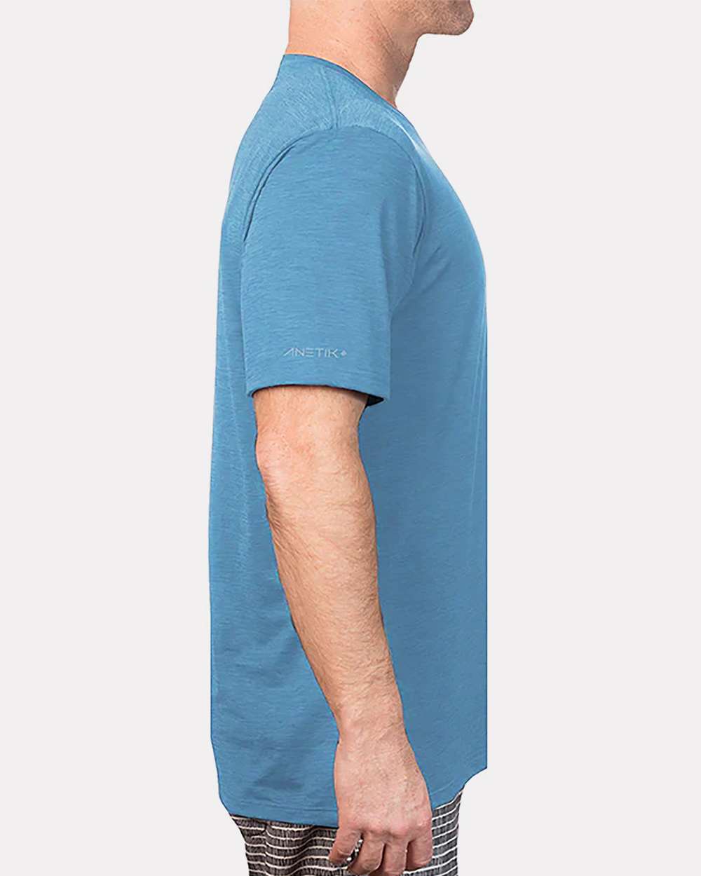 Men's Low Pro Tech T-Shirt - OnModelSide - B00733683 - Bahama Heathered