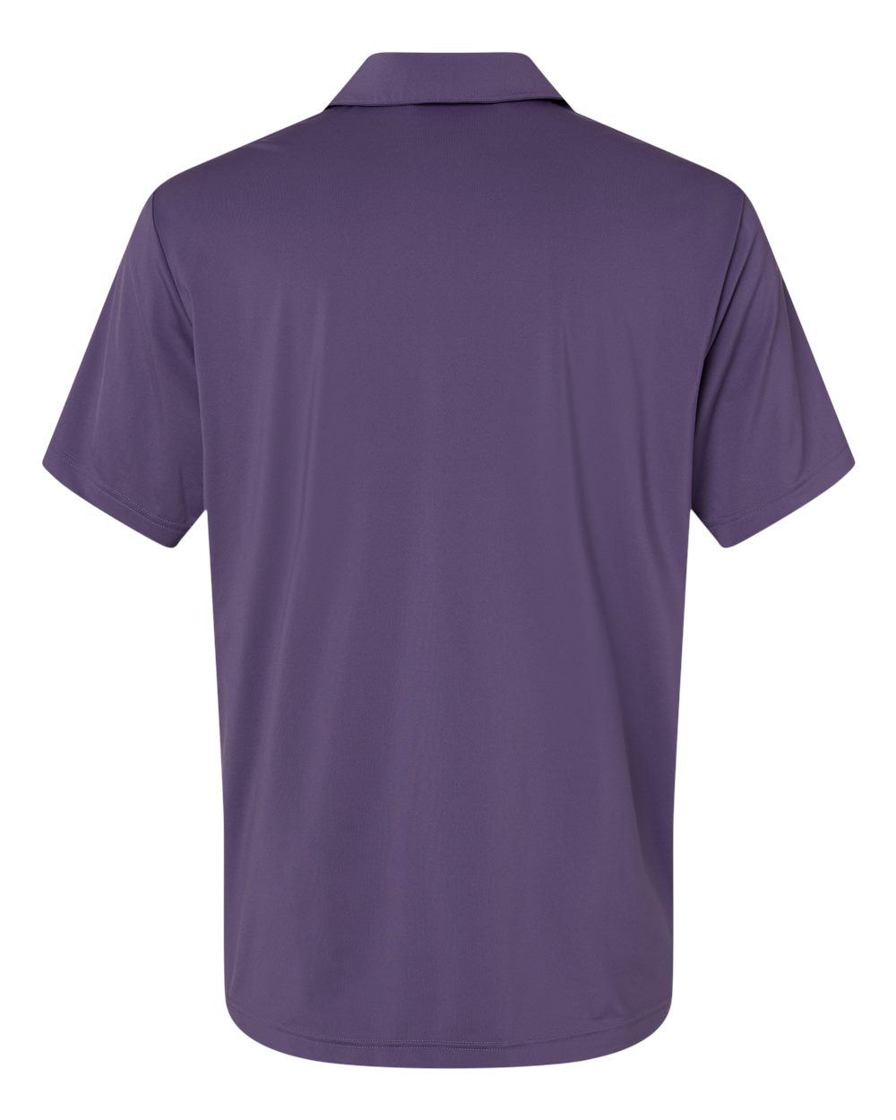 Men's Ultimate Solid Polo - Back - B05653672 - Tech Purple