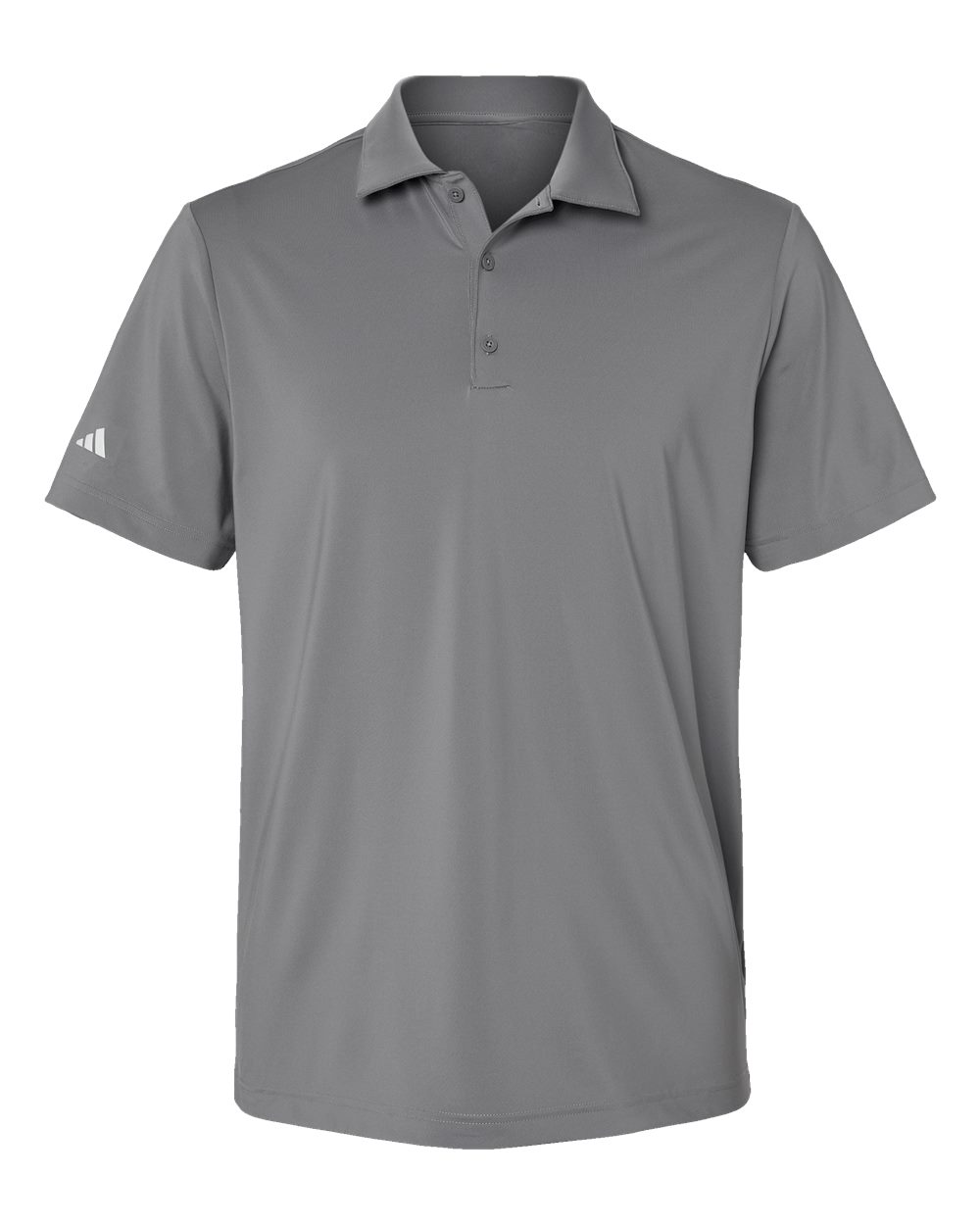 Men's Ultimate Solid Polo - Front - B05653352 - Grey Three