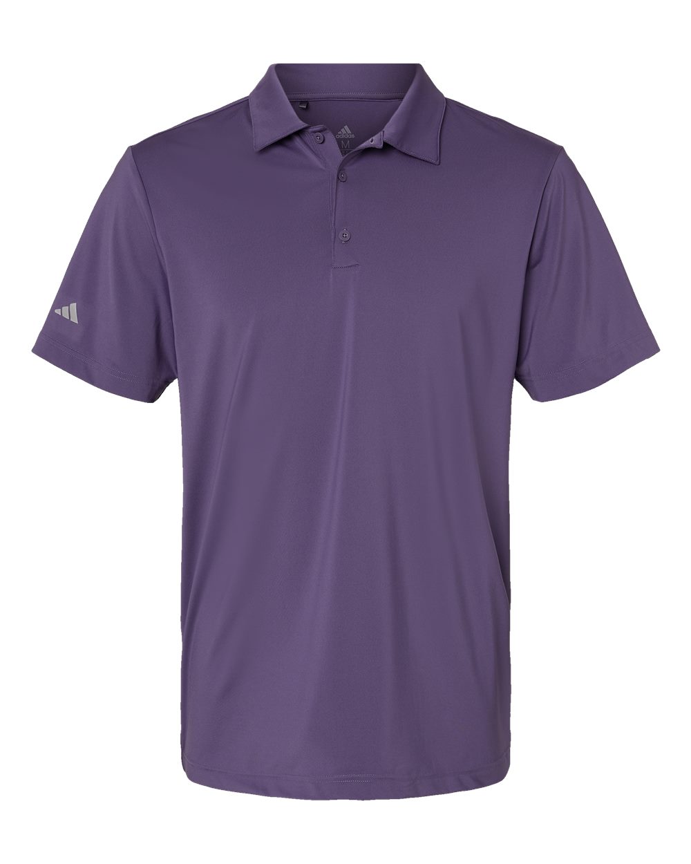 Men's Ultimate Solid Polo - Front - B05653672 - Tech Purple